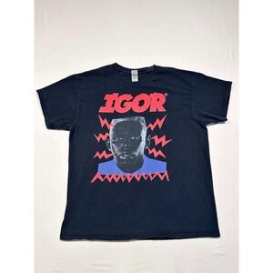Tyler The Creator Igor Album Graphic T-Shirt Black Mens Large Golf Wang Rap Tee